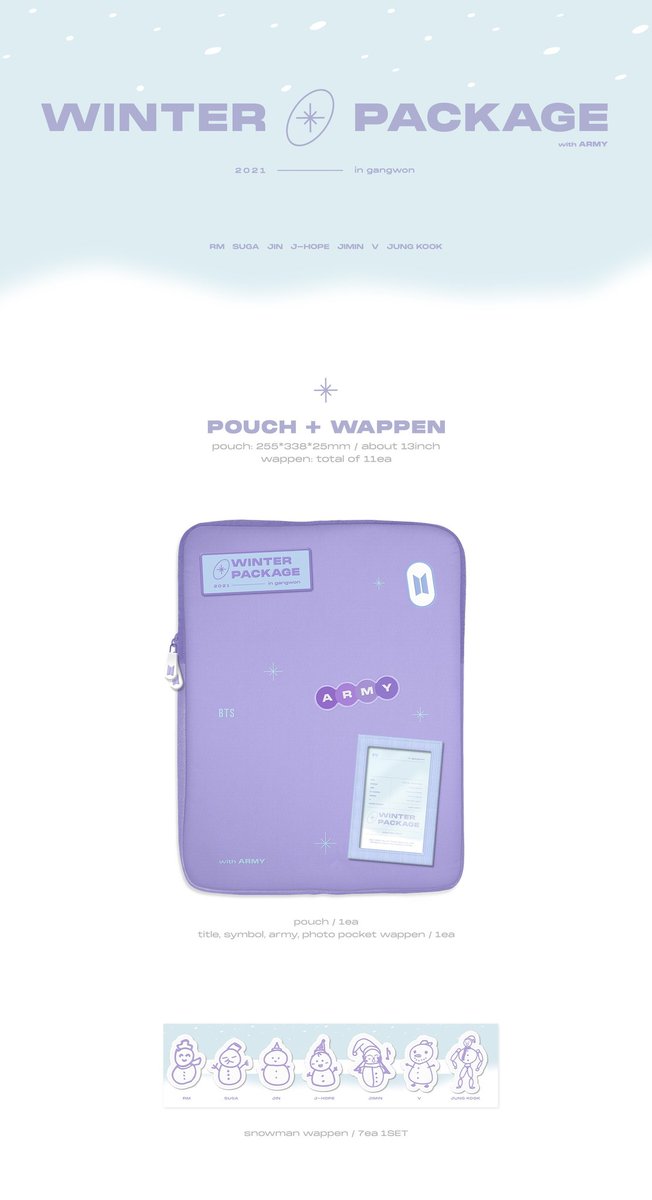jimintoday__'s tweet photo. 2021 BTS WINTER PACKAGE 예약판매 안내&amp;구성(1) 
https://t.co/9BAQuOJnsY

🗓예약판매: 1/28(목) 11:00AM~
🚛배송: 2/26(금)
#BTS #방탄소년단 @BTS_twt https://t.co/Oi5rHlwNDm