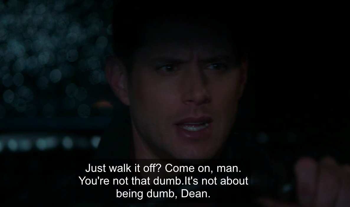 and sam being the only one to be kind and compassionate towards nick even after everything