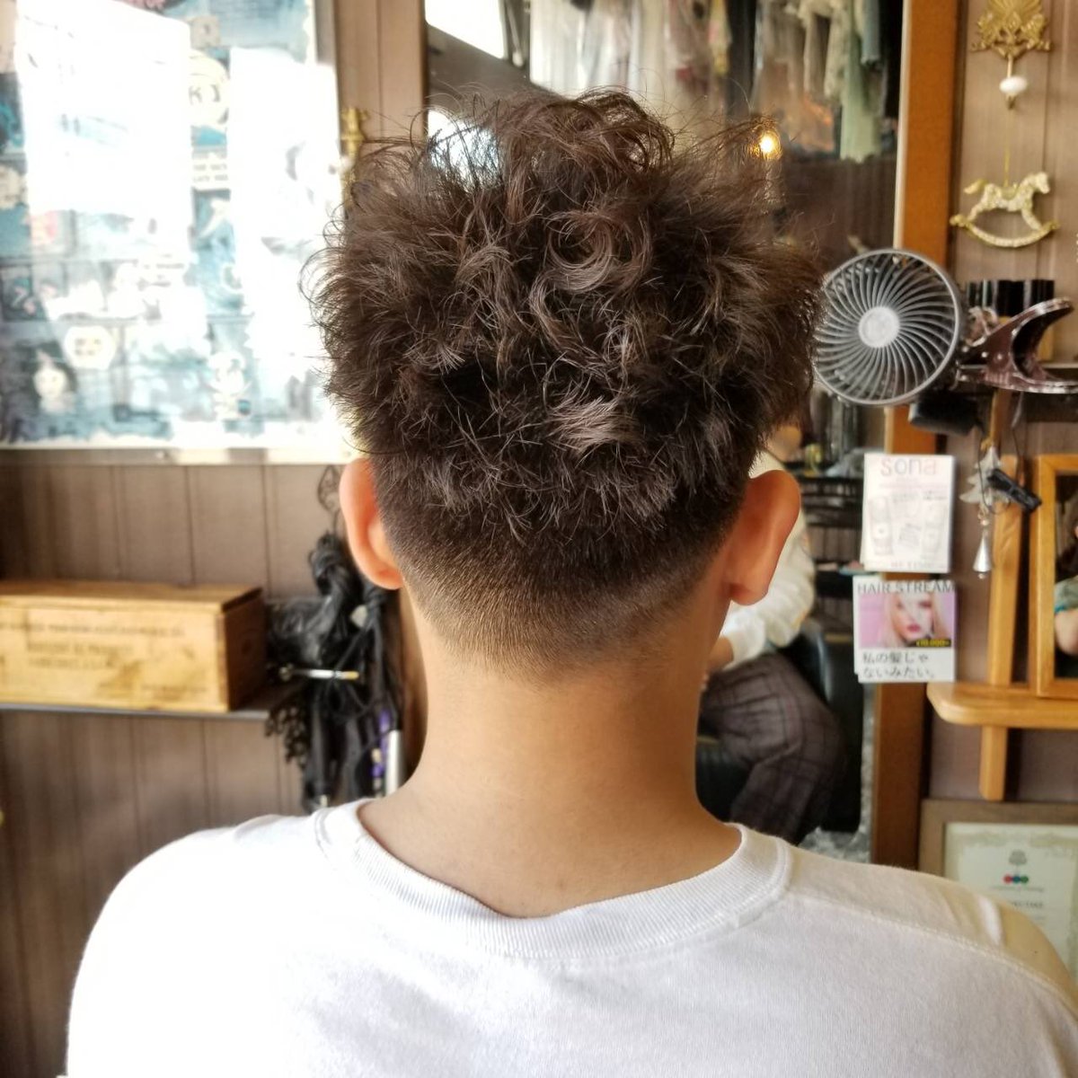 Over Captainnaked ツーブロックパーマ メンズカット メンズパーマ ツーブロック バーバー バーバースタイル 長野市 長野市美容室 Overcaptainnaked