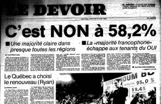 Ilsane9's tweet photo. En 1980 est le premier référendum au Québec sur la position du Québec au sein du Canada et sur la question de savoir si le Québec doit suivre une voie vers la souveraineté.Le gouvernement québécois qui soutenait l'indépendance du Canada,a organisé le référendum.#PAVÉhistoire https://t.co/MyenJ2f3T5