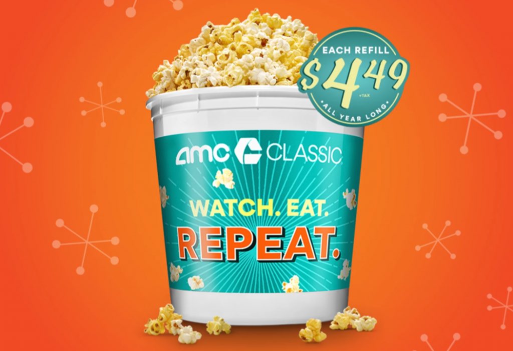 moviere09350416's tweet photo. Friday I’m getting AMC Classic Bucket at #AMCClassic theater https://t.co/170ax6tkh6