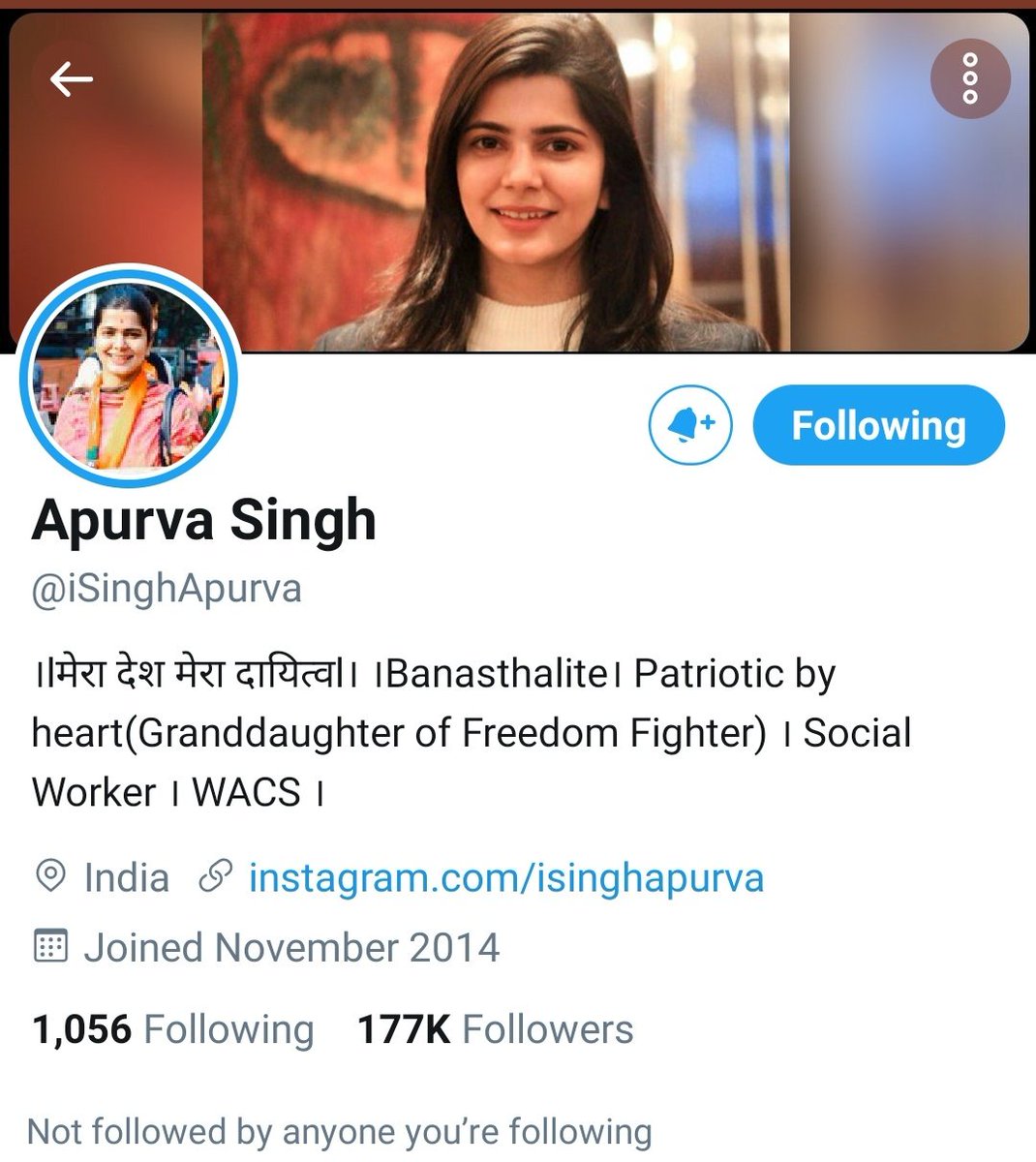 Thevipinpandey's tweet photo. This account shares truths and facts always from which we have been kept away.this should be restore immediately.
@Twitter  restore @iSinghApurva 

#RestoreApurvaSingh 
#BringBackApurvaSingh https://t.co/nhscjrcxku