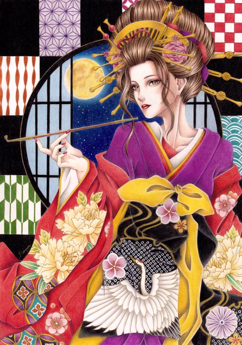 花魁 高画質 のtwitterイラスト検索結果