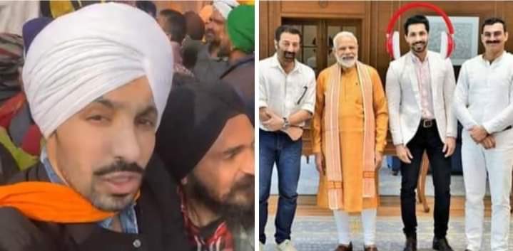 seemabadiyasar's tweet photo. अगर दीप सिंधु ख़ालिस्तनी समर्थक हे तो फिर इन भाजपा के नताओ के साथ क्या कर रहा हे ....? कहीं यह भी ख़ालिस्तनी समर्थक तो नहीं....? यह पूरी साजिस दिल्ली पुलिस ओर प्रधानमंत्री ने मिलकर रची किसानो के। अहिंसक आंदोलन को हिंसक बनाने के लिए किसान को बदनाम करने के लिए https://t.co/jY2ZJ0Yees