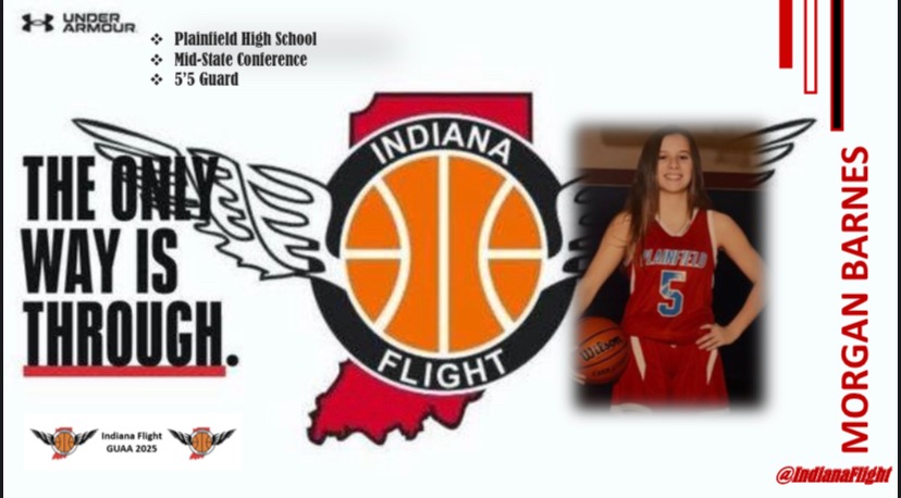 Morgan Barnes - Plainfield MS - 5'4" Guard 2025 - 11pts 2rebs 2ast 2stls in tonight's contest with Tri-West. #FlightGUAA2025