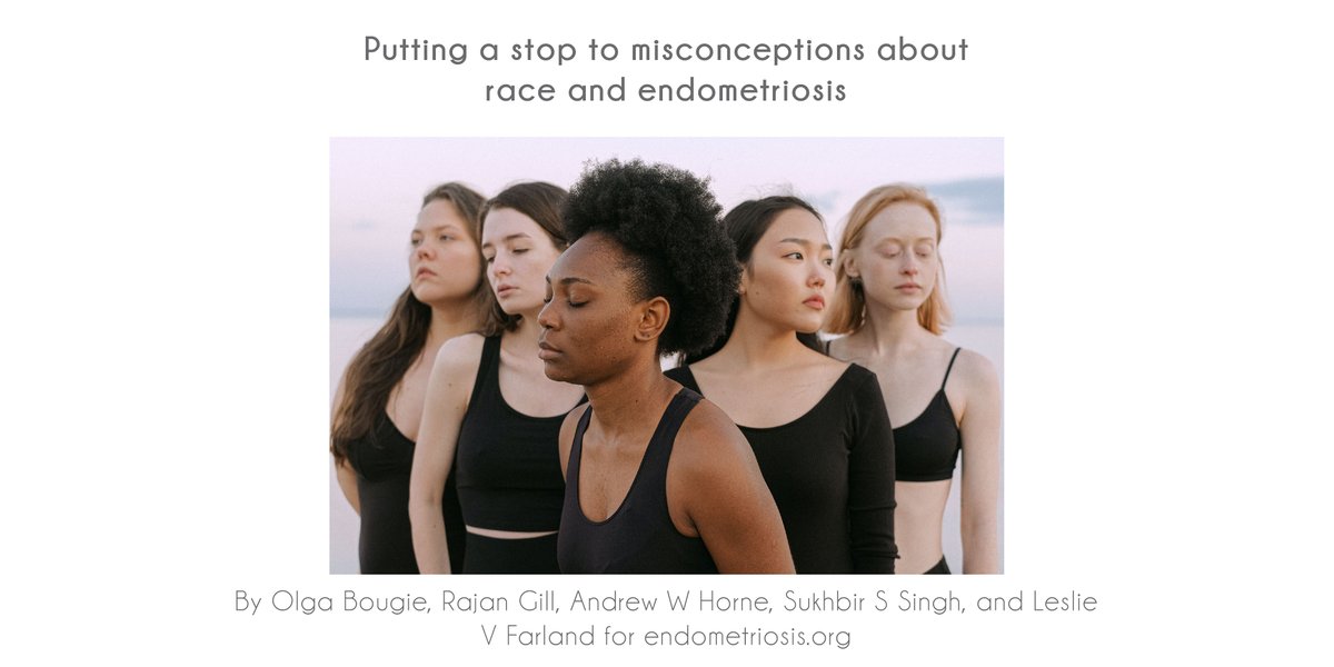 Recommended reading: 
'Putting a stop to misconceptions about #race and #endometriosis', an article by Olga Bougie, Rajan Gill, Andrew W Horne, Sukhbir S Singh and Leslie V Farland from #WorldEndometriosisSociety.

Click below to read the full article:
bit.ly/3iRknNZ