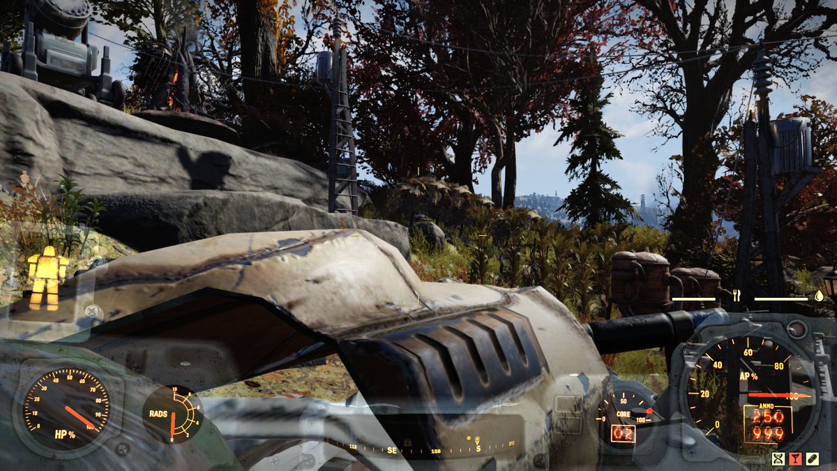 j_wolf1975's tweet photo. @BethesdaStudios You may need to fix the ranger power armor, using weapons is hard to target something, just purchased the armor and I can't even see what I'm aiming at. #Fallout76 #XboxOne https://t.co/q4ZYYs1U2a
