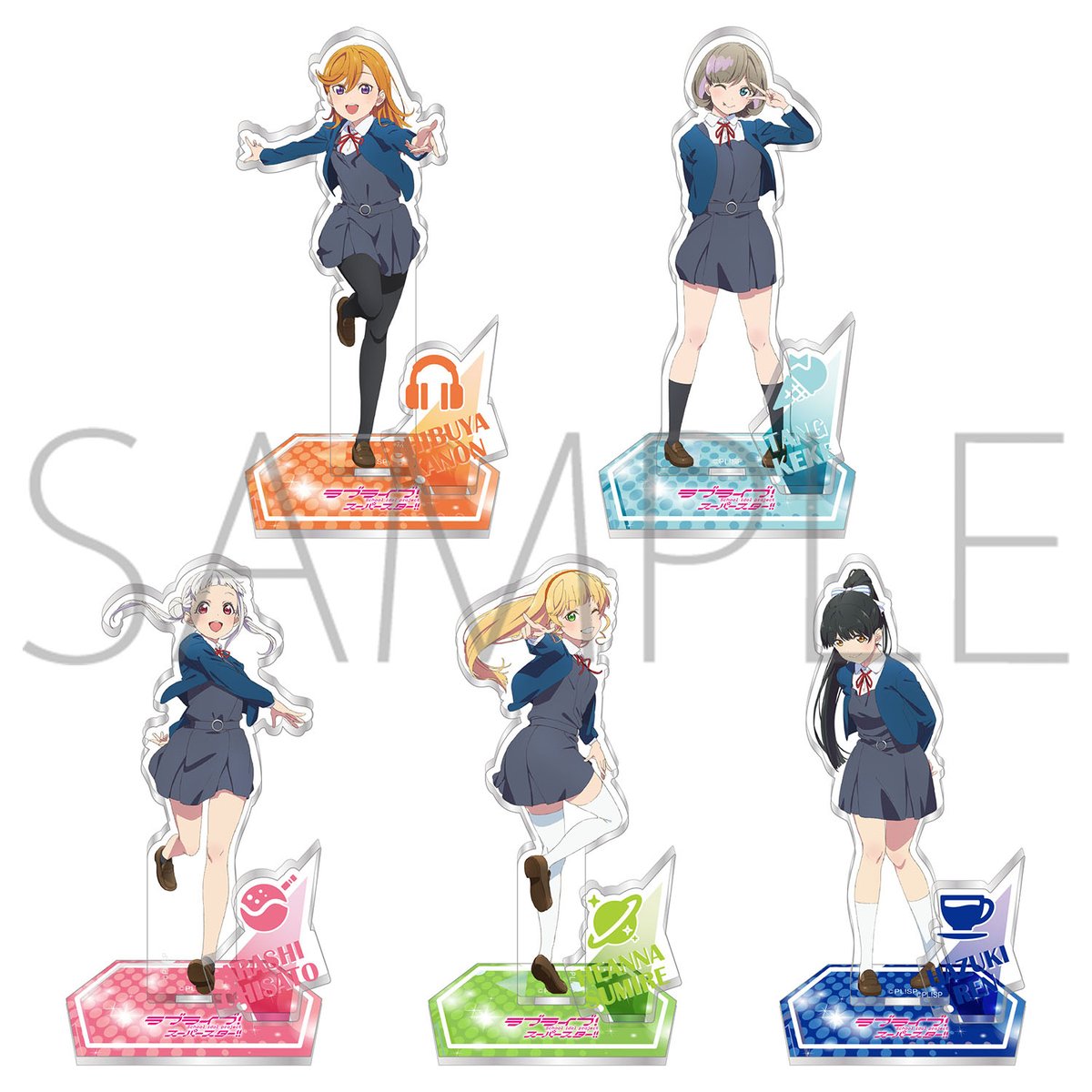 ムービックの中の人 ラブライブ スーパースター かわいいキャラクターイラストを使用したクリアファイル アクリルスタンドが登場 T Co Qsrsoiahps Lovelive Liella
