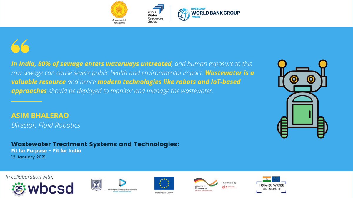 2030WRG's tweet photo. [Part 2 of 5] #ICYMI Swipe ➡️ for insights from Session 2 of our Webinar Series on Wastewater Reuse in Agriculture in India 🇮🇳
#CircularEconomy #MultiStakeholderPlatform #WaterSecurity #ResiliencePlanning

Learn more and stay tuned on Session 3, coming 🔜: https://t.co/wXoJnsB4WL https://t.co/vW6LTFl8ej