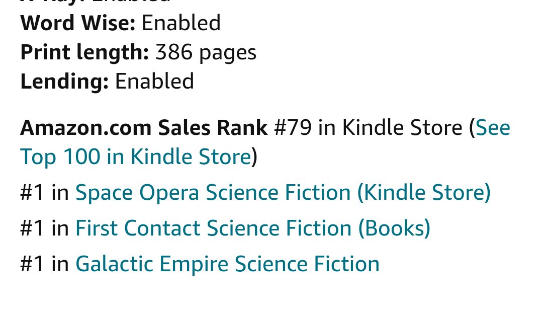 JSFernndezMora1's tweet photo. The last post I made about this gained me unfollows, but I'm going to celebrate anyway!

Today I sold 1000 ebooks of my book in one day. It's #79 of the overall Kindle Store and #1 in it's categories. 
I'm immensely grateful to all the readers who decided to give it a chance. ☺ https://t.co/ZZvi5nBLPc
