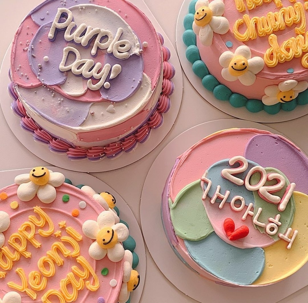 วงการเค้กปอนเกาหลีก็คือล้ำขึ้นทุกวัน สวยจนกินไม่ลง ♡*(╥_╥๑)