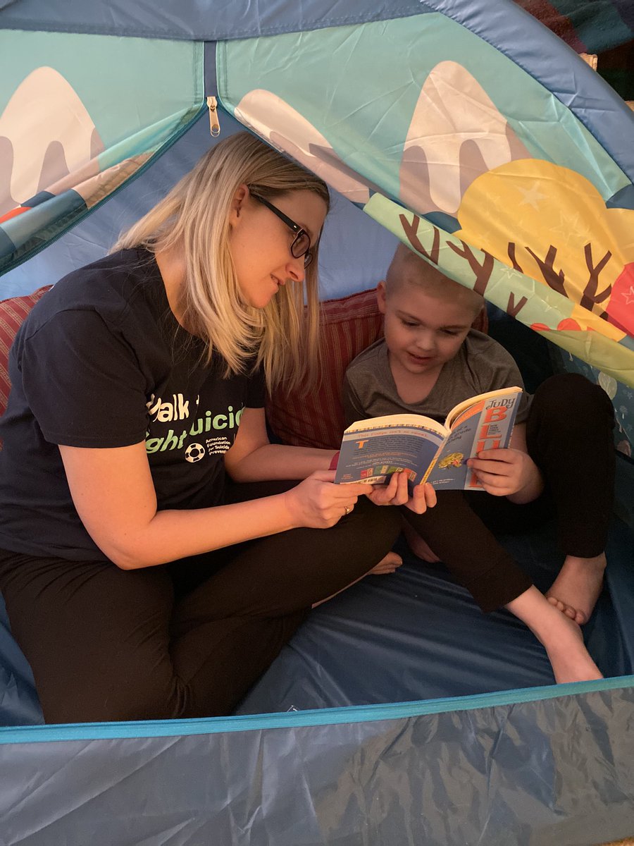 novallentjsmom's tweet photo. Trever was excited to read the book we have been working on“Tales of a Fourth Grade Nothing” By: Judy Blume in his tent to me tonight! #SolleyReadWithMe #AACPSReadWithMe @SolleyAACPS @AACountySchools https://t.co/kbUEmEbYyp