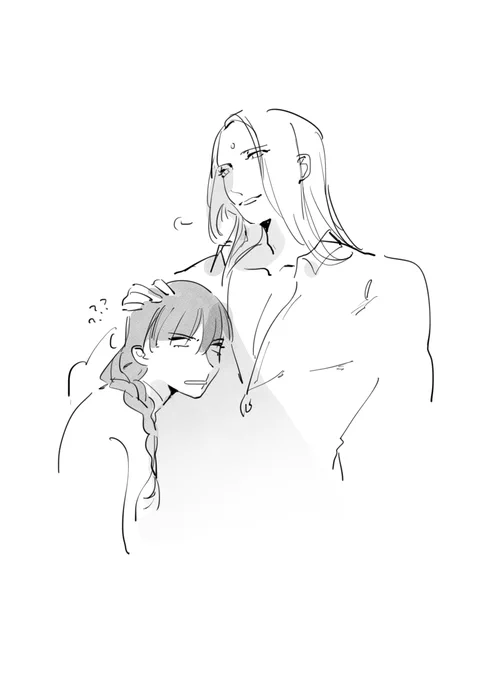 i compared their heights today in game and it turns out zenos is a lot taller than i thought 