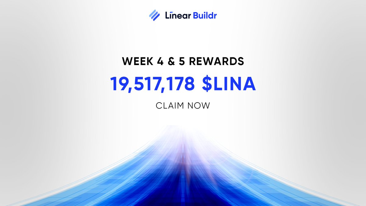 LinearFinance's tweet photo. Reminder: $LINA rewards have been distributed, please claim these rewards via https://t.co/uET3cLR7n1 at your earliest convivence.  Claim close - 03/02/2021 &amp; 10/02/2021  8:00:00 UTC + 8 

#LinearFinance #LinearBuildr #LinearExchange #DeFi https://t.co/eonQkHTDg5
