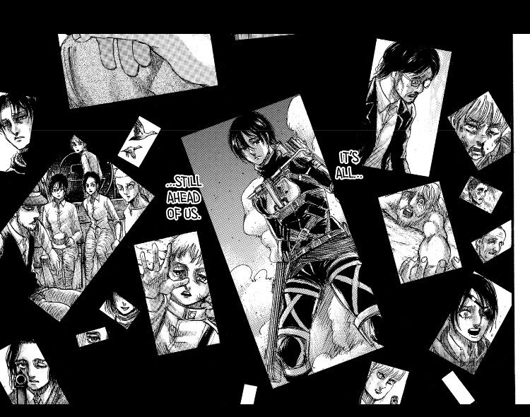 all of this goes without mentioning him approaching zeke about the alluded ackerbond and zeke telling him she just loves him (also zeke’s smile?) and eren using this to hurt her in ch 112 and her being the biggest memory shards etc. why is her attachment to him important to HIM?