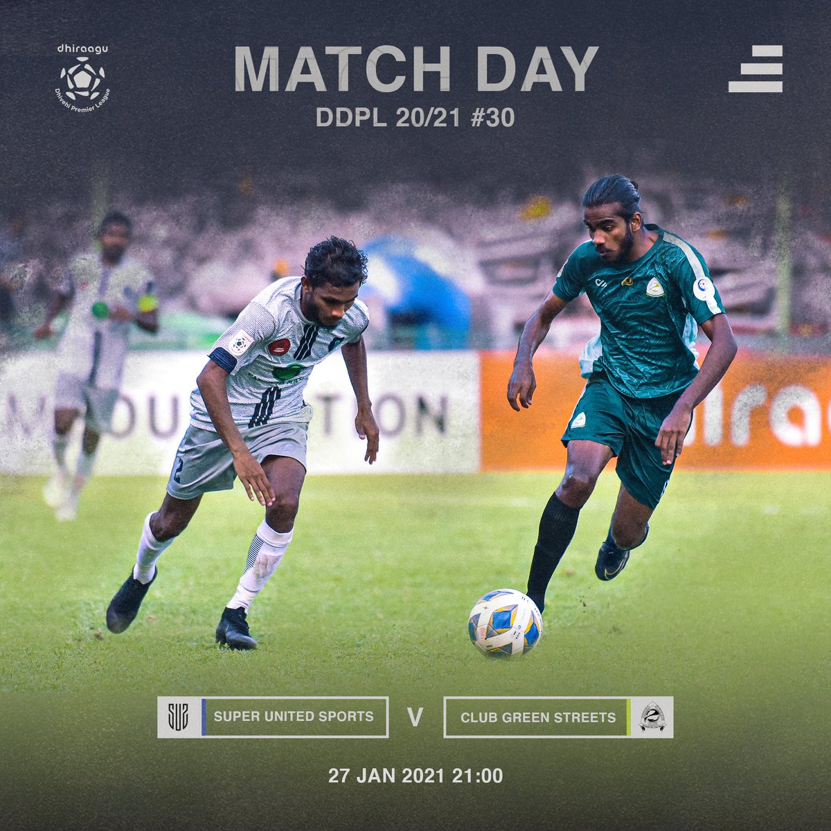sidibarimv's tweet photo. Dhiraagu Dhivehi Premier league 20/21
MATCH DAY 15
Match 29
Maziya vs Valencia
Match 30
Suspatis vs Green Streets
#sidibari #sports #football #maldives #dhivehifutuboalha #fam #ddpl #MSRVAL #SUSCGS https://t.co/jfKGchuVRV
