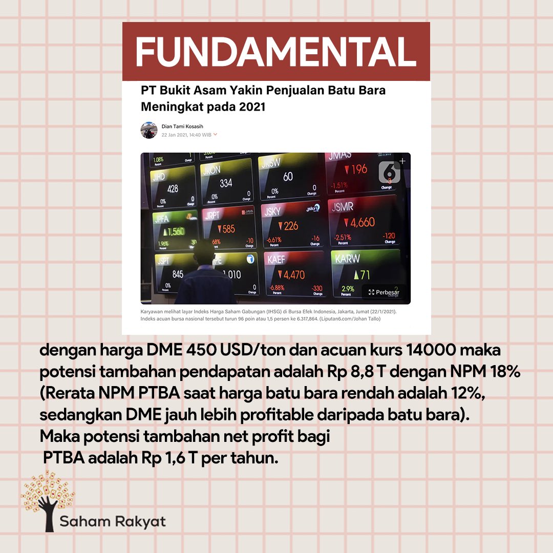SahamRakyat's tweet photo. Part - 2 Kaesang Pangarep sebagai Kiblat SANGMOLOGY, melihat bahwa PTBA memiliki potensi menuju ke 3.500 bahkan di masa depan mampu menembus 5.100, tapi apa itu mungkin? Mari kita analisa terlebih dahulu 😉
(Disclaimer ON) #Sangmology https://t.co/jCseEmlem7