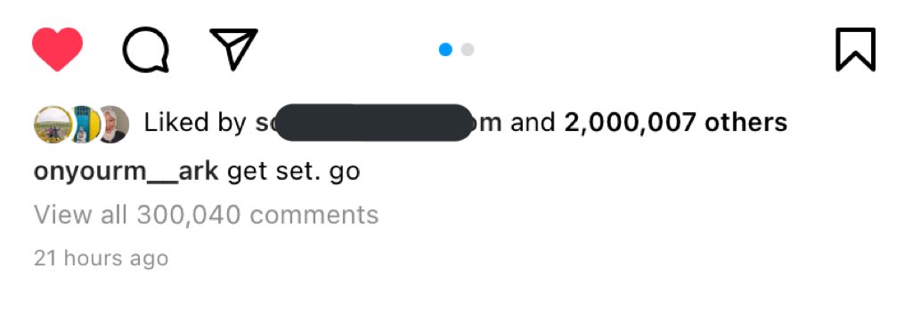 markieooh's tweet photo. damnn boyy 2m likes already and 1million followers 🤩🤩 #MARKSTAGRAM https://t.co/A76gSnbSgo