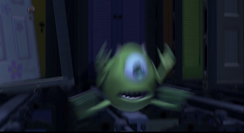  @TessaViolet as Blurry Mike Wazowski: A Thread