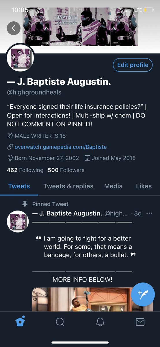 highgroundheals's tweet image. || Thank you for the 500!! 🥰🥺