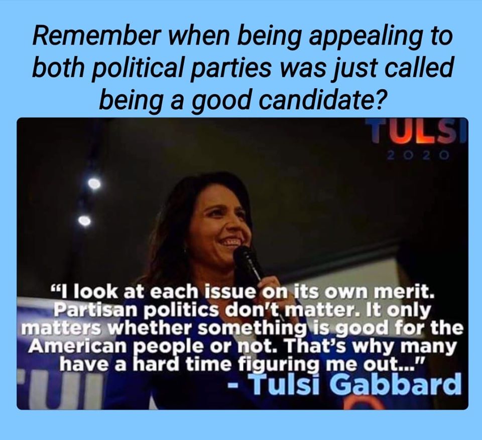 quantify88faith's tweet photo. @BuckSexton #StandWithTulsi #TrueLeadershipForAll #PeopleOverPolitics #UniteTheDivides #Tulsi2024 @TulsiGabbard ~ https://t.co/sp5JqgLotl
