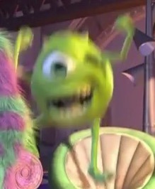  @TessaViolet as Blurry Mike Wazowski: A Thread