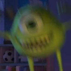  @TessaViolet as Blurry Mike Wazowski: A Thread