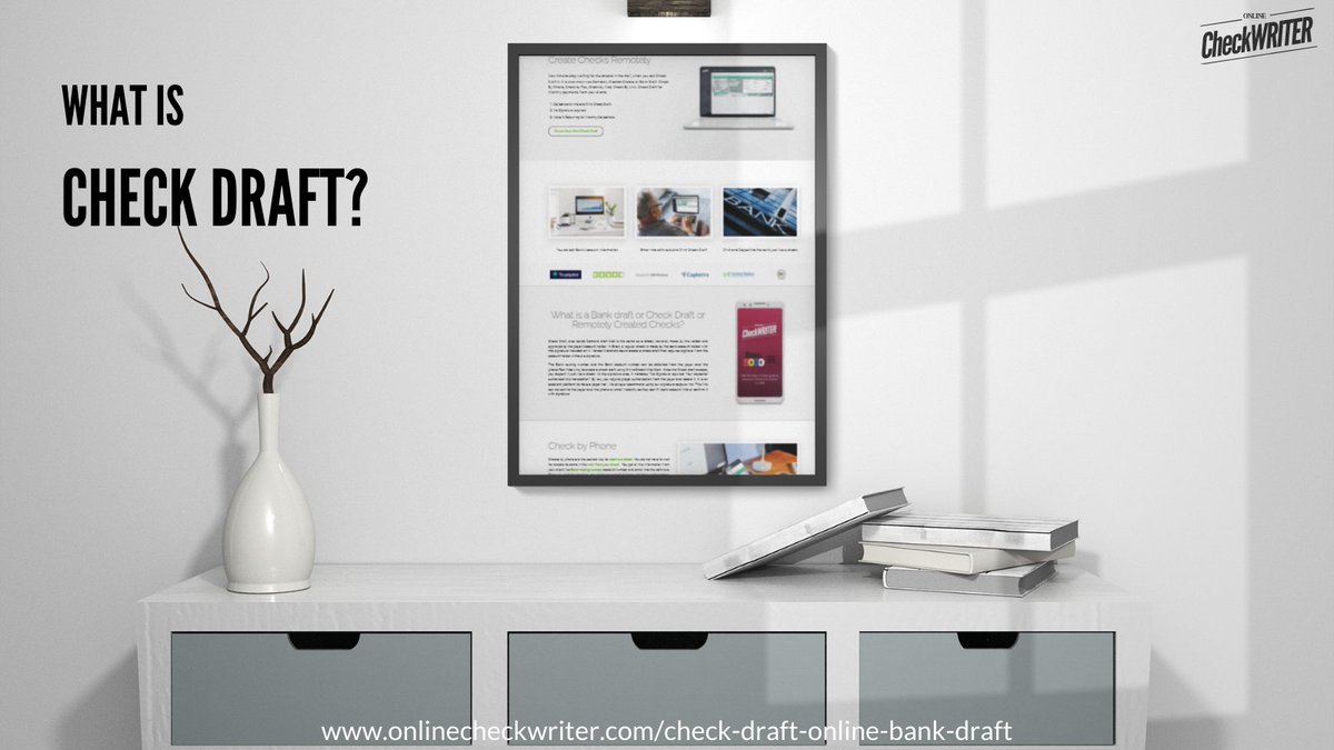 webcheckwriter's tweet photo. https://t.co/RWL2bEVUfn
Check Draft or Bank Draft is a Check, created by the payee with the approval of the payer, which may exclude a signature. OnlineCheckWriter provides you a secure platform for Check Draft transactions.
#CheckDraft #DraftCheck #CheckDraftNumber https://t.co/ulrOlmC5Sf