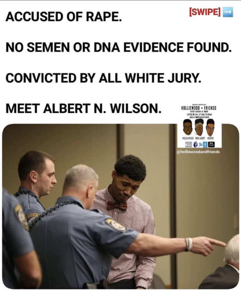 justice4jb's tweet photo. This is one of those disheartening stories of injustice. MEET #ALBERTWILSON A COLLEGE STUDENT WHO WAS JUST SENTENCED TO 12 YEARS IN PRISON BY AN ALL WHITE JURY FOR THE ALLEGED RAPE OF A WHITE GIRL IN KANSAS. https://t.co/CGlQEPO24Q