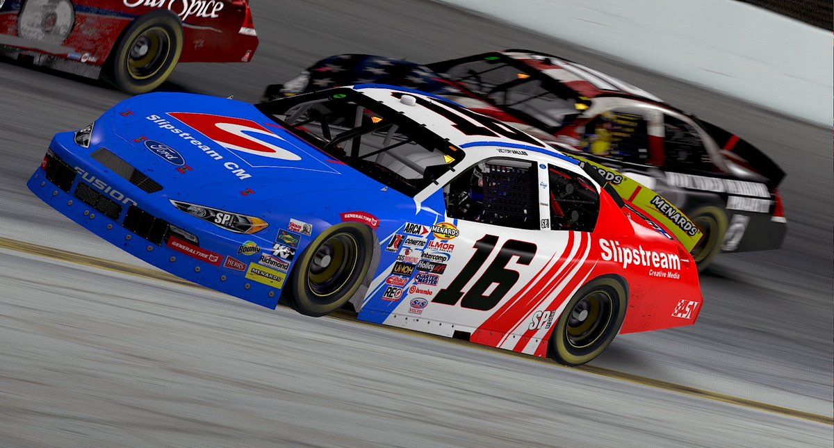 immirsane's tweet photo. P4 in the @HLRL_iRacing Recruitment League tonight. Gutted because I had a @MediaSlipstream Ford Fusion good enough to battle for the win, but didn't have the horseshoe in the car. Thanks 2 @SPDesignsNC, @baadteshop, @steveracing7151, @Dillon_Poteet, & @tylersnider_ for the help. https://t.co/cfXStjc9zS