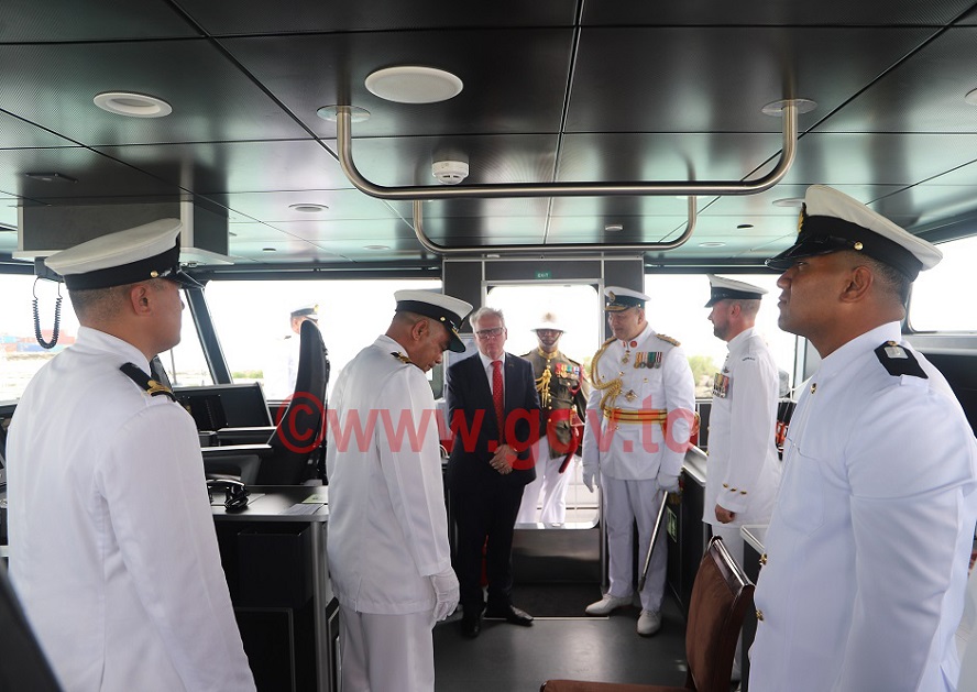 tongaportal's tweet photo. HM commissioned new patrol boat VOEA Ngahau Siliva
https://t.co/A6ghFmH5RK https://t.co/DbWgZ6XAk5