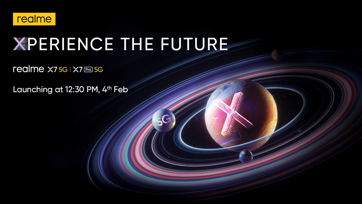 MadhavSheth1's tweet photo. So here it is! The 5G revolution is knocking at our doors. 

Launching the new flagships #realmeX7 and #realmeX7Pro on 4th Feb, 12:30PM IST.

#XperienceTheFuture https://t.co/NfDtsGnm4m