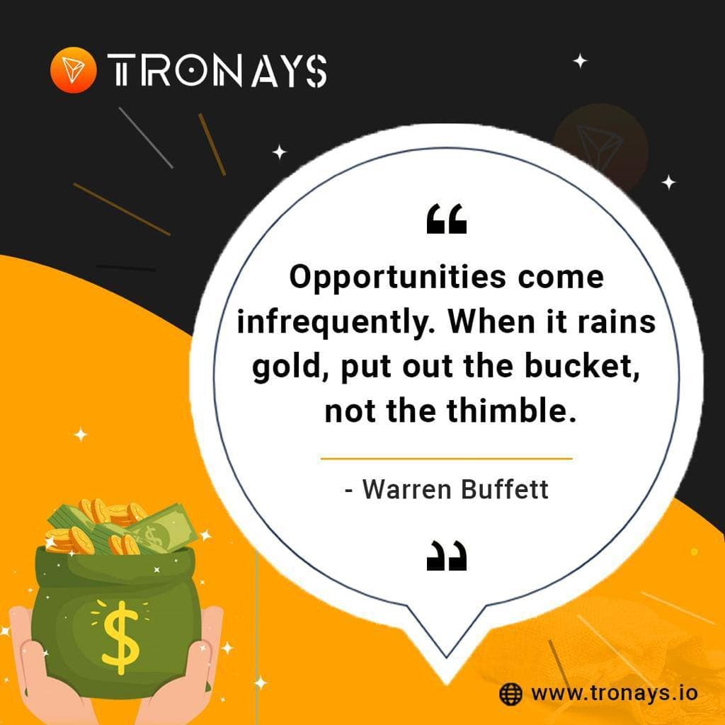 tronays's tweet photo. Opportunities are Rare ‼️ #Tronays , The Robust #Tron investment Platform offers perfect opportunity to earn #TRX with their Exclusive
#DAPB Daily Arithmetic Progressive Bonus

Minimum Deposit upto 100 TRX

Visit: https://t.co/NJtQI2c4wr https://t.co/aEmQrb6eQQ