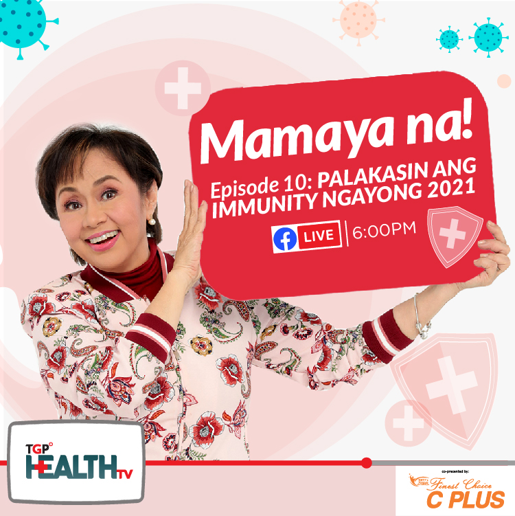 TGPOfficialPH's tweet photo. Excited na ba kayo, mga TGPagtangkilik? Kami rin! Ilang oras nalang, magsisimula na ang first TGP Health TV natin ngayong 2021! 

See you, mga TGPagtangkilik! https://t.co/VFd1tiz8J5