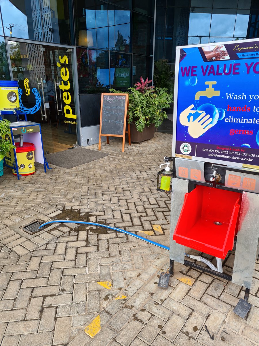 In Kenya, you've got things (see picture) like this all over the place. It's not perfect and not universal. But without a doubt it's miles ahead of the Netherlands.