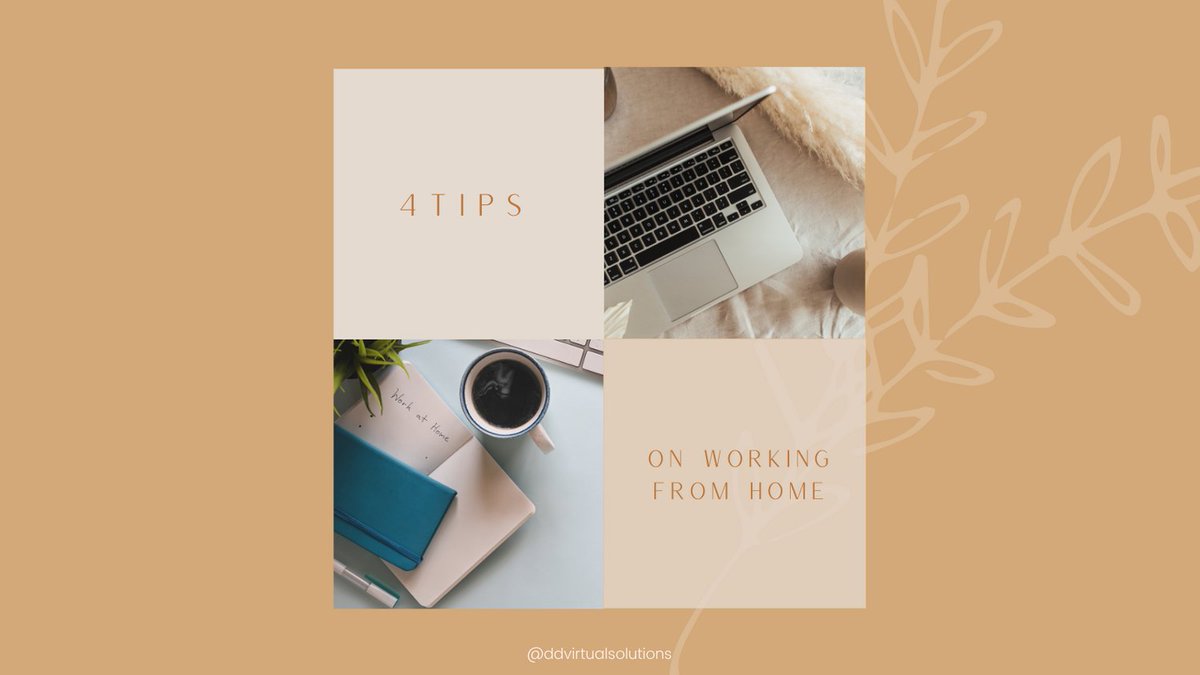 DDVirtual's tweet image. 1. Time batch: Set an allotted time for each and every task.
2. Track your time: Always know how time you spend with certain tasks.
3. Take breaks
4. Set boundaries: Tell people around you or your kids to not disturb you 

#workfromhome #virtualassistant 
#socialmediamarketing