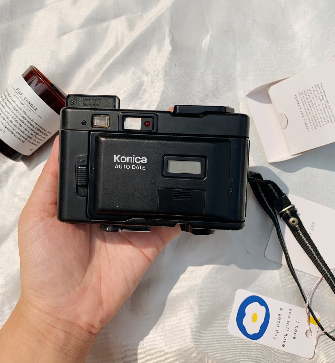 kongfilmjapan's tweet photo. KONICA EFJ AUTODATE (2490฿) ถ่ายได้เต็มระบบ บอดี้สวย สีดำเงามีริ้วรอยบ้างปะปาย สภาพสมบูรณ์ ห้องฟิล์มสะอาด ช่องมองใส ขนาดพอดีมือ เบา พกพาสะดวก ใช้ฟิล์ม 135 (35mm) เหมาะสำหรับมือใหม่ Auto focus #กล้องฟิล์ม #กล้องฟิล์มคอมแพ็ค #กล้องฟิล์มราคาถูก #konicaefj #konicapop https://t.co/3AwSQ6geOK