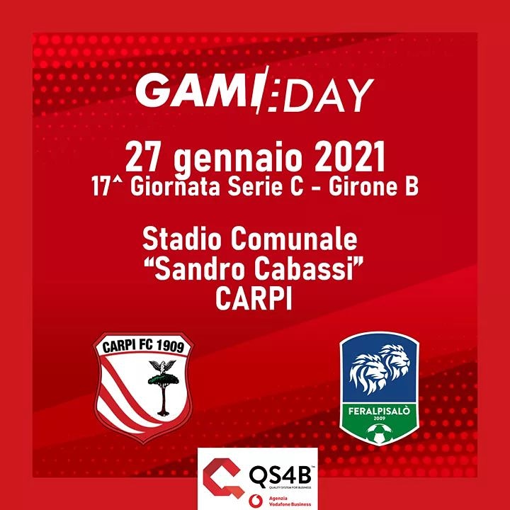 ac_carpi's tweet photo. UN MERCOLEDÌ DA GAME DAY!

Carpi F.C. 1909 vs Feralpisalò - LE COORDINATE PER SEGUIRE IL MATCH (Ore 15:00)

📺Diretta tv ELEVEN SPORTS 
🎧Diretta radio #Modena90 (Fm 88.2 o App o https://t.co/0RokCkerpx)
🔍🍿Diretta testuale: pagina Ufficiale Twitter Carpi Fc 1909 https://t.co/4hPBMDA69q
