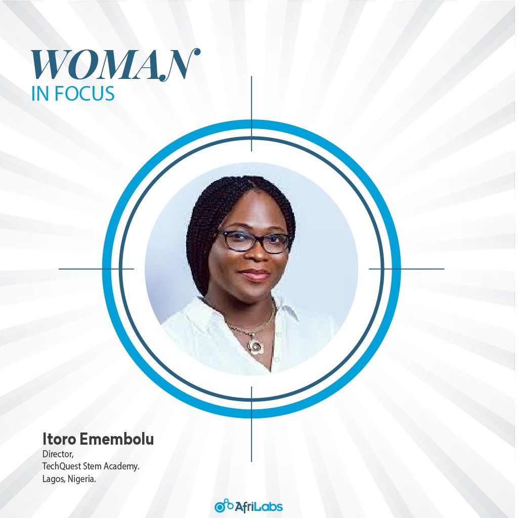 Our Woman in Focus this week is Dr Itoro Emembolu, Director at <a href="/techquestcamp/">TechQuest STEM Academy</a>.

<a href="/itoroemembolu/">Itoro Emembolu</a> has over 15 years cumulative experience in Telecommunications, Service Quality, Strategic Planning, Research, STEM Engagement, Monitoring and Evaluation. She had her (1/4)