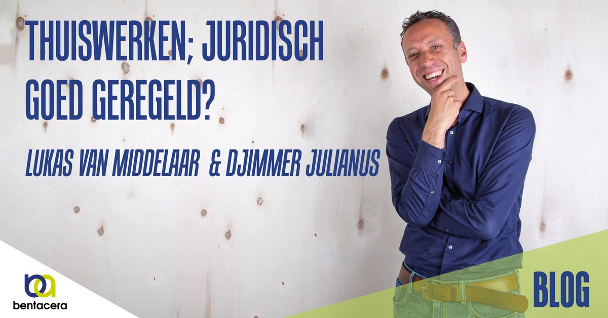 Naast de praktische kant van gezond en veilig thuiswerken is er ook een juridische kant. Want wie is waar verantwoordelijk voor? Lukas en Djimmer vertellen hier meer over in hun blog: bit.ly/3t3p1Nk