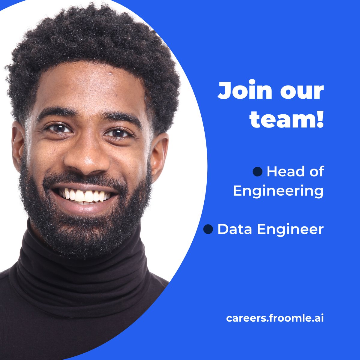 #WeAreHiring Head of Engineering & Data Engineer. Apply now here: careers.froomle.ai/en #belgiumjobs #antwerp #AI