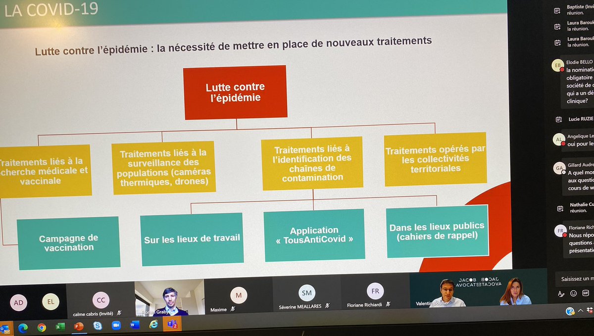 Une conférence d’exception ce matin sur le sujet de la Protection des données de santé, organisée avec <a href="/DataLegalDrive/">Data Legal Drive - EQS Group</a> @vboullier <a href="/MeJulieJacob/">Me Julie Jacob</a> #donneessensibles #data #covid #dpo #rssi #cybersecurite