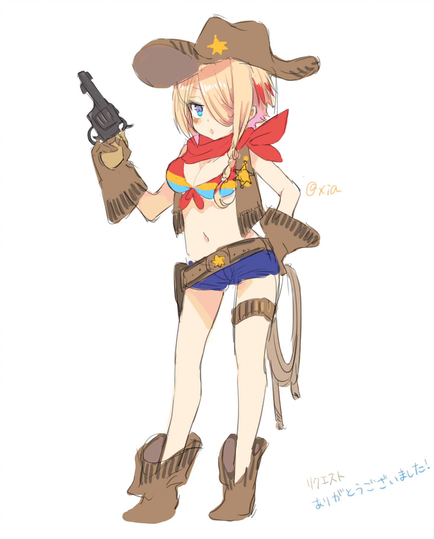 Axia そしてskebにてリクエストいただきましたお品です ガンマン少女 リクエストありがとうございました Skeb 絵 イラスト リクエスト Illustration 女の子 イラスト好きな人と繋がりたい T Co 9u6pphvbtk Twitter