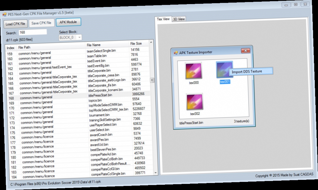download cpk file manager pes 2017 / Twitter
