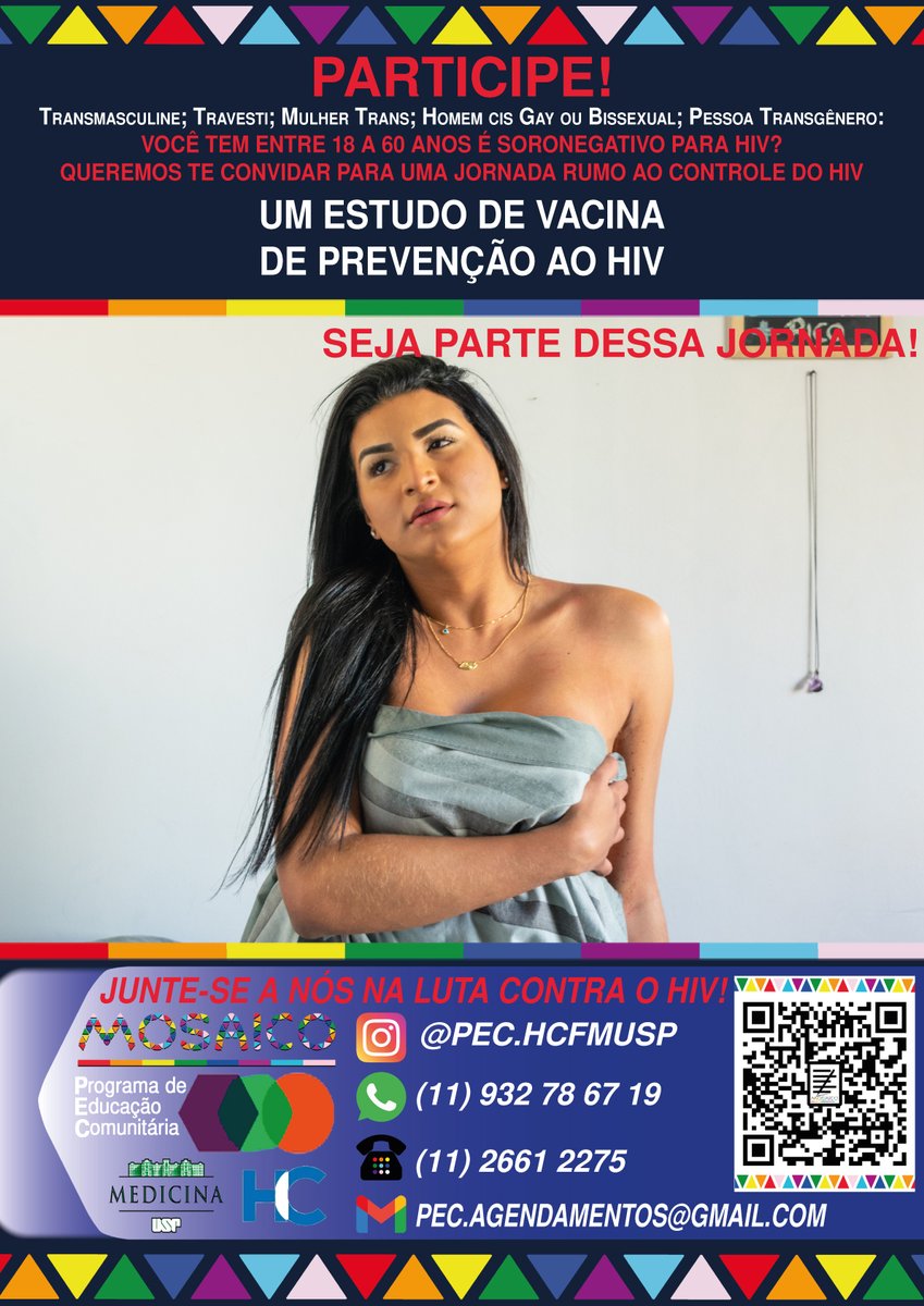 pecnasredes's tweet photo. Vacina preventiva ao HIV. Seja parte dessa jornada!
https://t.co/Aj6ULTJhH3
#VacinaHIV; #Mosaico; #Aids; #SejaParte; https://t.co/0iCBc9wXCg