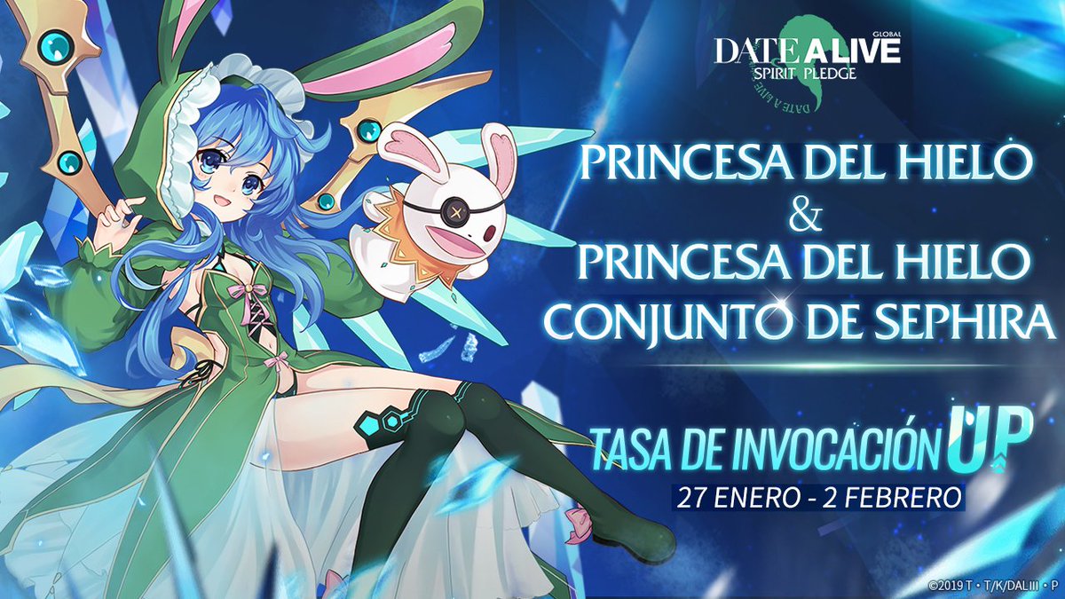DALSP_ES's tweet image. ¡El servidor II está áctivo!

¡La princesa de hielo Yoshino y su conjunto de Sephira ya están disponibles!

¡Entra ahora mismo y pruébalo!

#DateALive #SpiritPledge #Yoshino