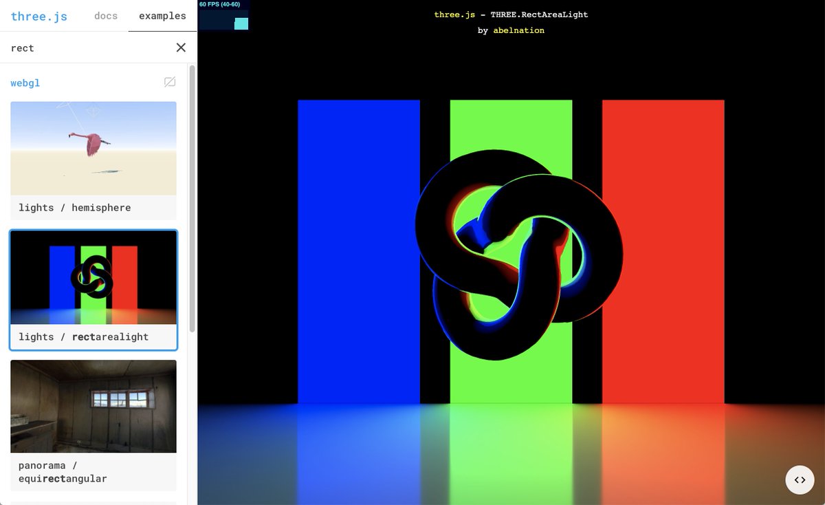 Three.js tweet media