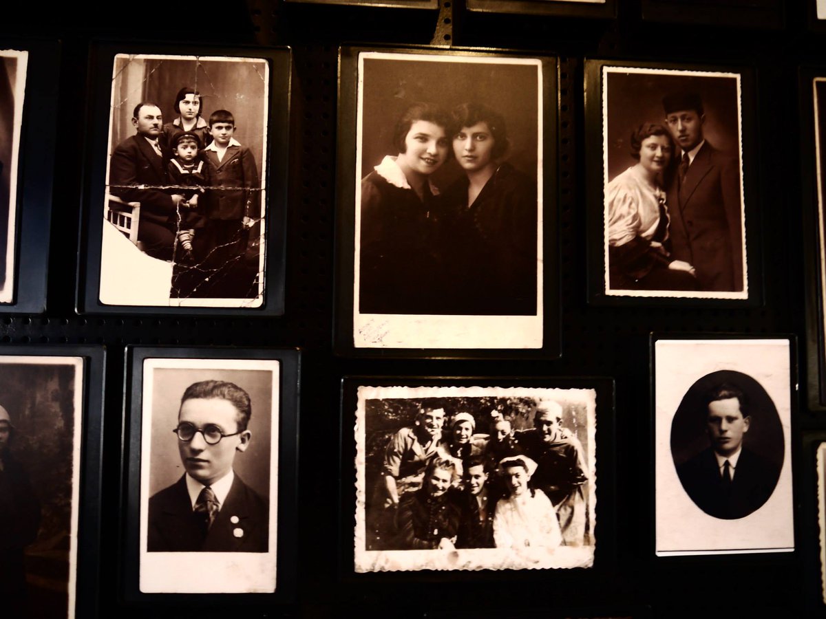 BenMFreeman's tweet photo. To mark #HolocaustMemorialDay, let us remember the victims. Let us remember they were individuals, not statistics.

These photographs were found in the suitcases of Jews brought to Auschwitz to be murdered.

We will remember them. We will honour them. We will defend their memory. https://t.co/WwEFn7G2PJ