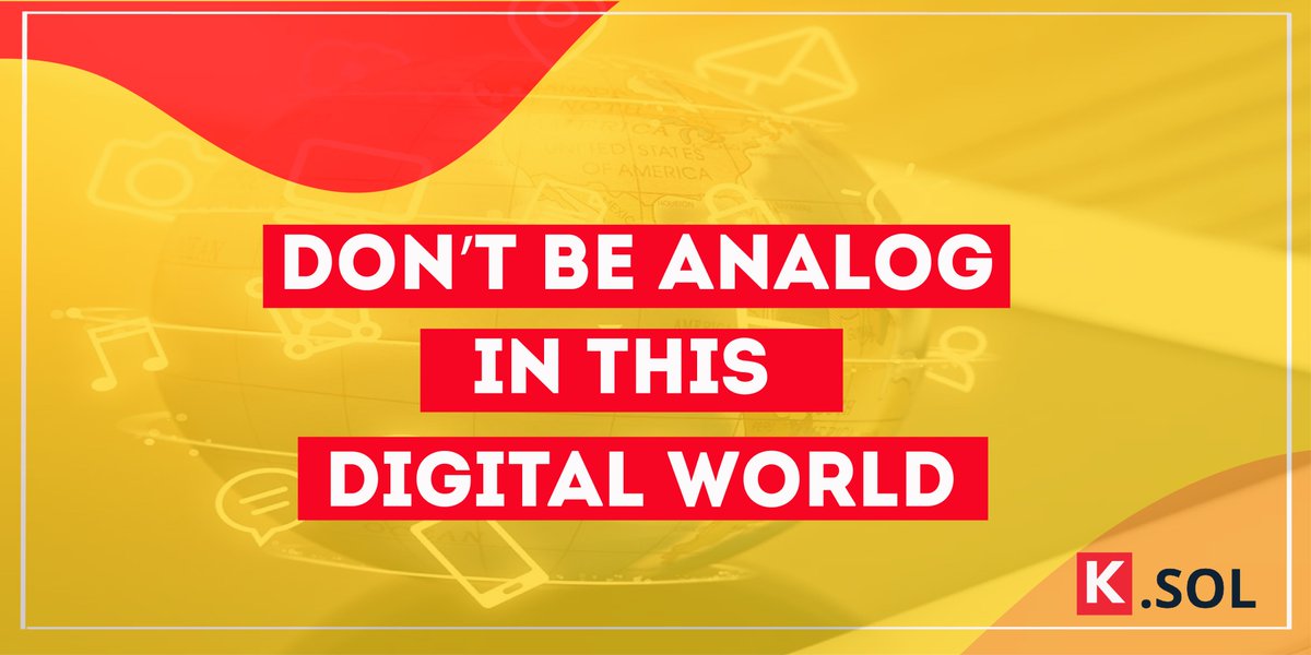 KyaasSolution's tweet photo. Don't Be Analog In This Digital World.
.
.
.
.

#kyaasSolution #kyaas #digitalmarketing #digitalmarketingtraining #digitalmarketingexpert #graphicdesign #graphicdesigners #branding #brandingdesign #brandingandmarketing #marketingdigital #marketing #MarketingDesign https://t.co/5nutOxNlDZ