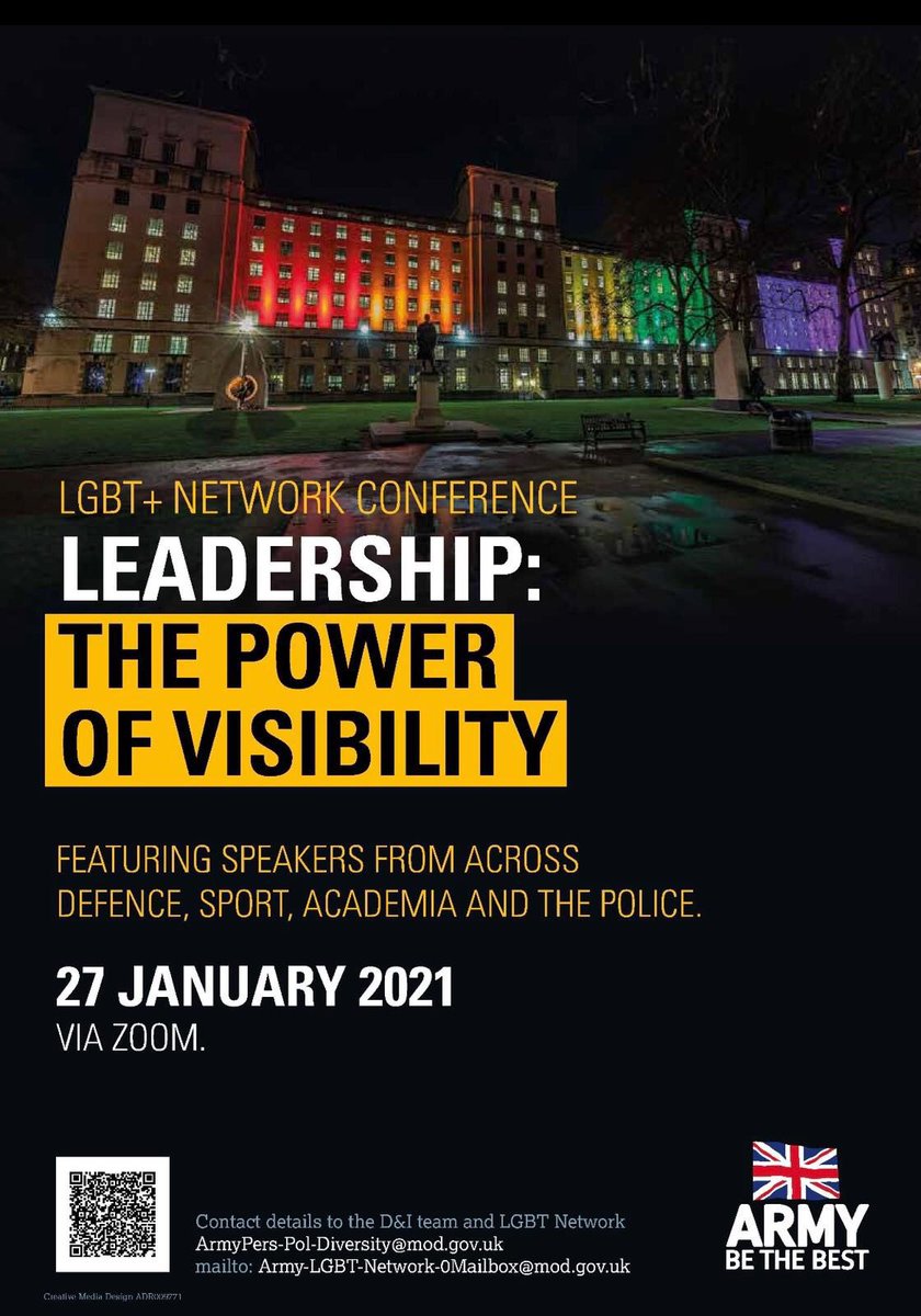 Thank you to @ArmyLGBT and @ACF_LGBT for extending the invite to @VCCcadets for the ‘Leadership: The Power of Visibility’ conference today. 

Great collaboration & to hear from fellow networks. 

@MetLGBTNetwork @RAF_LGBT @RNCompass @MODLGBT 

#PrideInDefence